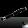 4-in-1 Multi-functional Red Light Laser Pointer (Touch Pen + Ball Point Pen + LED + Laser Pointer) Black