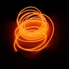 LED Lampe 3m 2-3mm Steel Wire Rope LED-Streifen mit Controller orange