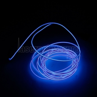 LED Lampe 3m 2-3mm Steel Wire Rope LED-Streifen mit Controller Lila