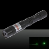 5mW de Ponto Único Pattern Laser verde ponteiro caneta com 16340 Battery Preto