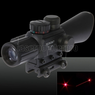 LT-M7 5mW haz de luz roja mira láser Negro