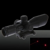 30mW LT-2.5-10X40 Wasserdichte Mehrfach vergütete 5-Mode-Lichtstrahl-Licht rotem Laser-Augen Schwarz