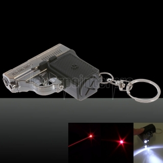 1MW LT-811 Raio de Luz Red Laser Pointer e Luz LED Preto