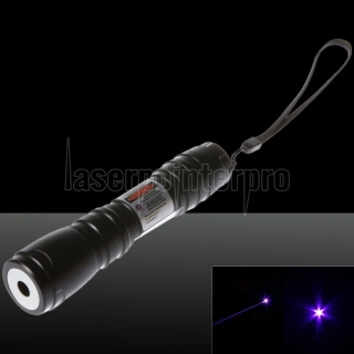 100mW Dot Pattern Roxo Luz ACC Circuit Laser Pointer Pen Preto