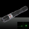 100mW Single-Point Pattern Green Light Laser Pointer Pen with 16340 Battery Black