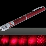 300mW mittleres geöffnetes Sternenmuster-rotes Licht-nackter Laser-Zeiger-Stift-Rot