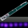50mW meio aberto padrão estrelado roxo luz nu ponteiro laser caneta verde