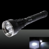 CREE T6 3LED 4000 Lumen-Taschenlampe Schwarz