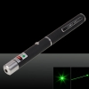 1mW 532nm Mid-open feixe verde ponteiro laser preto