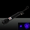 Forme 3000MW 455nm Lampe torche faisceau bleu pointeur laser noir (2 x 880mAh)