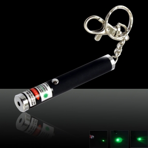 30mW 532nm alta potência caneta ponteiro laser verde com chaveiro