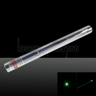 50mW 532nm pointeur laser vert en acier à dos ouvert