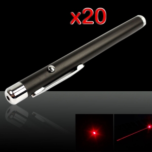 20Pcs 5mW 650nm rouge stylo pointeur laser
