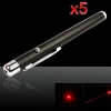 5Pcs 5mW 650nm rouge stylo pointeur laser
