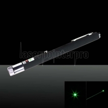 5mW 532nm Open-back Kaleidoscopic Caneta Laser Pointer Verde