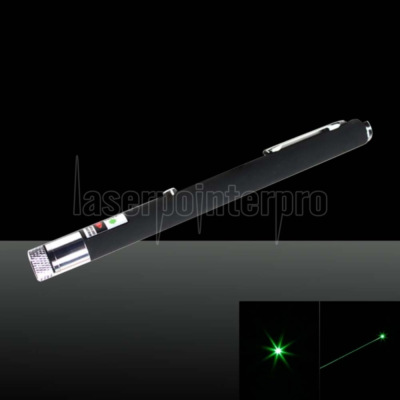 Rechargeable Aluminium Visible Beam Green Laser Pointer Lazer Pen Pet Cat Toy 