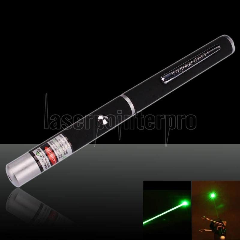 Stylo pointeur laser vert 100mW avec piles AAA