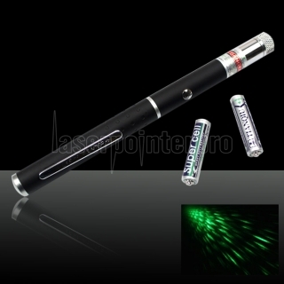 Penna puntatore laser verde da 100 mW 532nm a stella media aperta