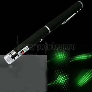 5 in 1 50mW 532nm Mid-open Kaleidoscopic Green Laser Pointer Pen