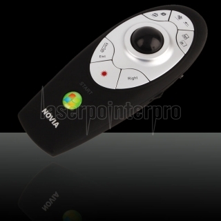 650nm Wireless Multimedia Presenter Laser Pointer with Trackball Mouse