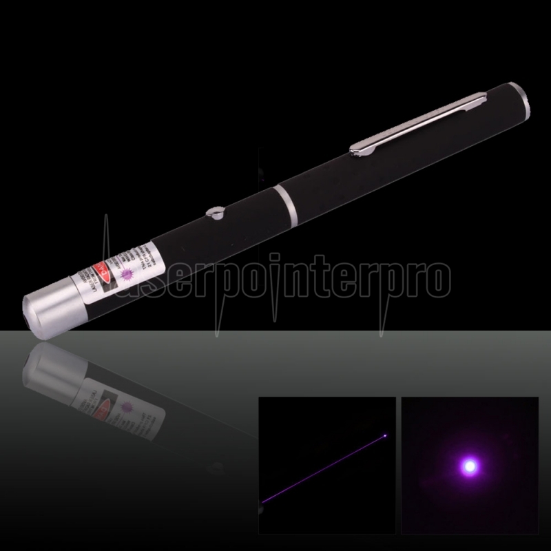 500Miles 405nm Single Dot Blue Purple Violet Laser Pointer AAA Teaching Lazer 