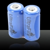 1pcs ULTRAFIRE LC16340 3.7V 880mAh Rechargeable Battery Deep Blue