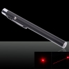 1mW 650nm Red Laser Pointer Pen Preto (com duas pilhas AAA)
