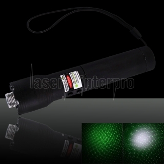 3 in 1 50mW 532nm Flashlight Style Green Laser Pointer Pen and Kaleidoscope & 6-LED Flashlight with 3AAA Battery