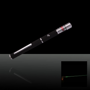 150mW 532nm Mid-open Green Laserpointer mit 2AAA Batterie