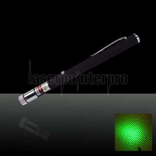 120mW 532nm Open-back Kaleidoscopic Green Laser Pointer Pen with 2AAA Battery