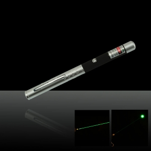 Pena do ponteiro do laser do verde do Metade-aço de 150mW 532nm com a bateria 2AAA