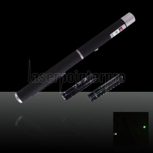 Pluma de puntero láser verde medio abierta 10mW 532nm con batería 2AAA