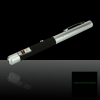 Stylo de pointeur de laser vert de demi-acier de 200mW 532nm avec la batterie 2AAA