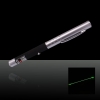 Stylo de pointeur de laser de demi-acier 50mW 532nm vert avec la batterie 2AAA