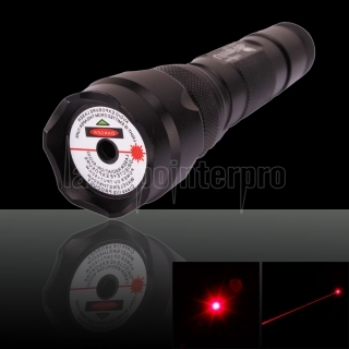 50mW 650nm linterna estilo de láser rojo puntero Pen con clip y gratuito 16340 Batería