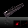 852Type 50mW 650nm torcia Style Red Laser Pointer Pen Nero (incluso una batteria 18650 2200mAh 3.7V)