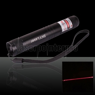 100mW 650nm Taschenlampe Stil 2009 Typ Rot Laserpointer mit 16340 Batterie