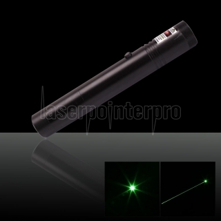 Le style de lampe-torche de 30mW 532nm adaptent le stylo vert de pointeur de laser de foyer avec la batterie 18650