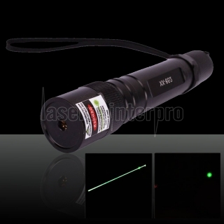 30mW 532nm Flashlight Style Green Laser Pointer Pen with 18650 Battery