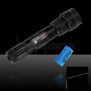 100mW 532nm Flashlight Style Green Laser Pointer Pen with Clip and Free Battery
