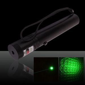Stylo pointeur laser vert Laser 302 250mW 532nm avec lampe style lampe de poche 18650