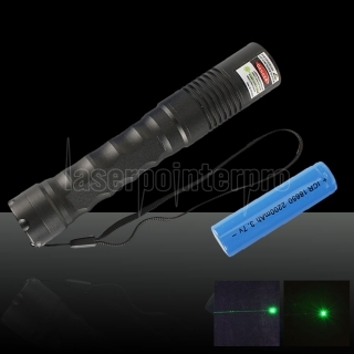 200mW 532nm Adjustable Flashlight Style Green Laser Pointer Pen with 18650 Battery