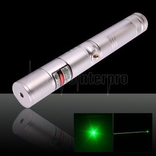 300mW 532nm Flashlight Style Green Laser Pointer Pen with 18650 Battery