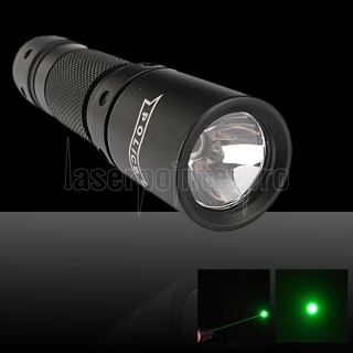 80mW 532nm lampe de poche Style stylo pointeur laser vert avec 16340 Batterie