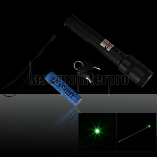 70mW 532nm Taschenlampe Stil grünen Laserpointer mit 18650