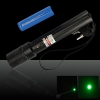 TSF-2008 Type 230mW 532nm Flashlight Style Green Laser Pointer Pen Black (included one 18650 2200mAh 3.7V battery)