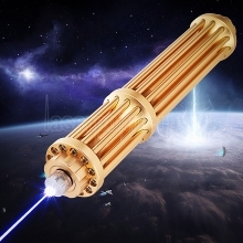 50000mw 450nm Gatling Burning High Power Blue Laser pointer kits Gold