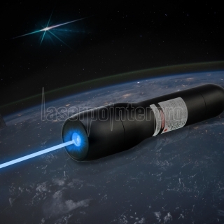QK-DS6 10000mw 450nm impermeável azul Burning Laser Pointer 5 metros debaixo d'água