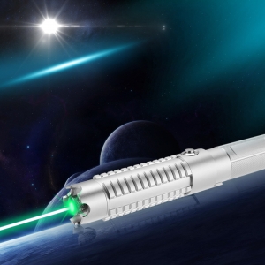 30000mw 520nm 5 in 1 Kit puntatore laser verde ad alta potenza di masterizzazione Silver