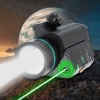 Luz do feixe da lanterna elétrica 50mW do diodo emissor de luz da elevada precisão - vista do laser do verde